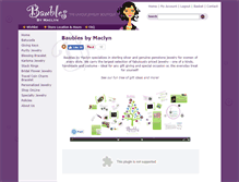 Tablet Screenshot of baublesbabe.com